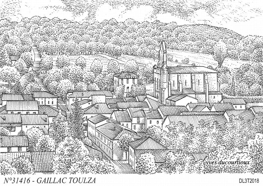 N 31416 - GAILLAC TOULZA - vue
